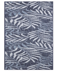 Garden Oasis GOA01 Navy 2' x 6' Area Rug