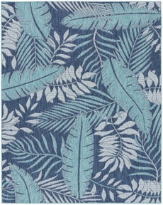 Garden Oasis GOA02 Navy Area Rug