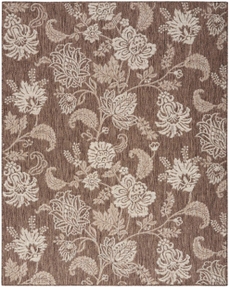 Garden Oasis GOA03 Mocha Area Rug