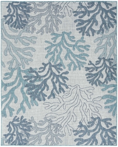 Garden Oasis GOA05 Blue Area Rug