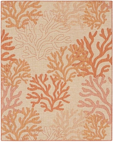 Garden Oasis GOA05 Coral Area Rug