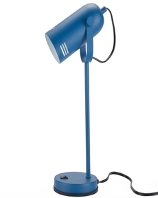 18" HAD01 Blue Metal Desk Lamp