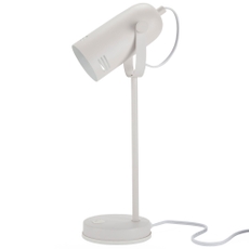 18" HAD01 White Metal Desk Lamp