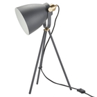 21" HAD02 Black Metal Table Lamp