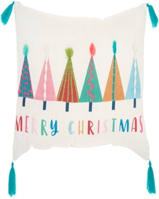HOLIDAY PILLOWS AC022 MULTICOLOR 12" x 20" THROW PILLOW