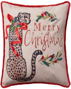 Holiday Pillow AC202 Red 18" X 18" Throw Pillow