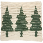 HOME FOR THE HOLIDAY DC569 GREEN IVORY 12" x 24" THROW PILLOW