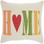 HOME FOR THE HOLIDAY DL511 MULTICOLOR 14" x 22" THROW PILLOW