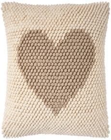 Holiday Pillows GC800 Beige 18" x 18" Throw Pillow