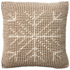 Holiday Pillows GC835 Beige Ivory 20" x 20" Throw Pillow