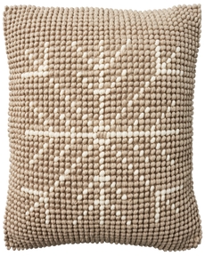 Holiday Pillows GC835 Beige Ivory 20" x 20" Throw Pillow