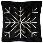 Holiday Pillows GC835 Black Ivory 20" x 20" Throw Pillow