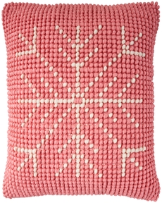 Holiday Pillows GC835 Pink Ivory 20" x 20" Throw Pillow