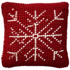 Holiday Pillows GC835 Red Ivory 20" x 20" Throw Pillow