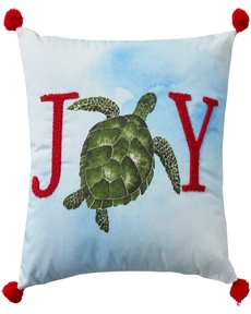 Holiday Pillow L0463 Multicolor 18" X 18" Throw Pillow