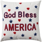 Holiday Pillow L0524 White 18" X 18" Throw Pillow
