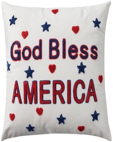 Holiday Pillow L0524 White 18" X 18" Throw Pillow