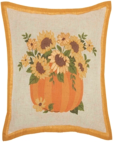 HOLIDAY PILLOWS L1808 NATURAL 18" x 18" THROW PILLOW