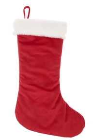 HOME FOR THE HOLIDAY QY424 RED 17" x 10" STOCKING