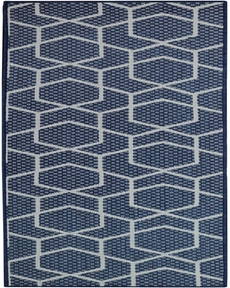 Horizon Indoor/Outdoor HOZ01 Navy 2'2" x 8' Area Rug