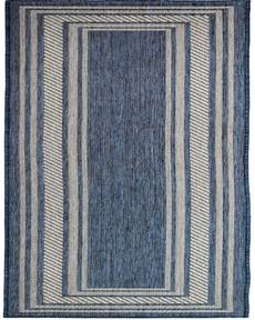 Horizon Indoor/Outdoor HOZ03 Denim 2'2" x 8' Area Rug