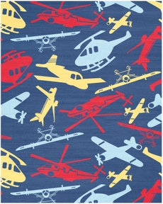 Imagination IMA06 Navy Multicolor Area Rug