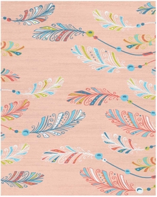 Imagination IMA12 Pink Multicolor Area Rug