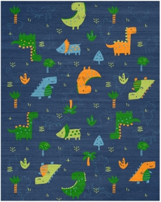 Imagination IMA16 Navy Multicolor Area Rug
