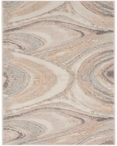 Splash BSK03 Cream Grey 2'2" x 7'6" Area Rug