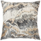 Sofia BJ109 Charcoal 18" X 18" Throw Pillow