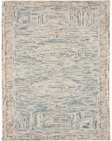 Interlock ITL02 Blue Multicolor Rug, 2'3" x 7'6"