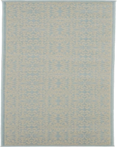Jubilant JUB06 Ivory/Light Blue Rug, 2'3" x 7'3"