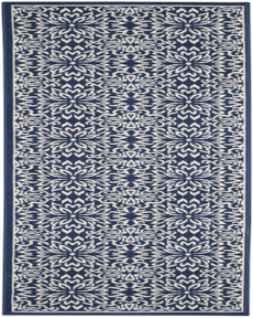Jubilant JUB06 Navy/Ivory Rug, 2'3" x 7'3"