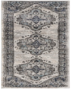 Nourison Home American Manor AMR02 Grey Rug, 2'2" x 7'6"