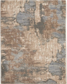 Nourison Home Moroccan Celebration KI386 Grey/Beige Rug, 2'2" x 7'6"