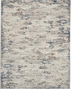 Nourison Home Royal Terrace KI40 Ivory/Grey Rug, 2'2" x 7'6"