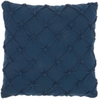Mina Victory Pillow AA242 Navy 18" x 18" Throw Pillow