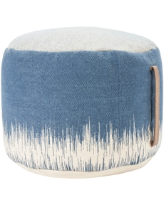 LIFE STYLES AS263 NAVY 20" X 20" X 12" POUF