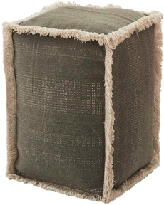 Lifestyle AS301 Charcoal 16" X 16" Pouf