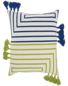 Lifestyle CN029 Lime Blue 18" X 18" Throw Pillow