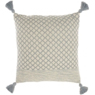 Lifestyle CN623 Lt Grey 18" X 18" Throw Pillow