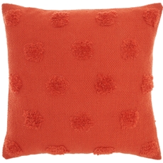 Lifestyle CN870 Orange 18" X 18" Throw Pillow