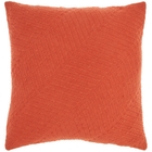 Lifestyle CN964 Orange 18" X 18" Throw Pillow