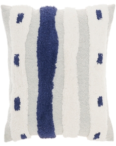 Lifestyle CN980 Blue Ink 18" X 18" Throw Pillow