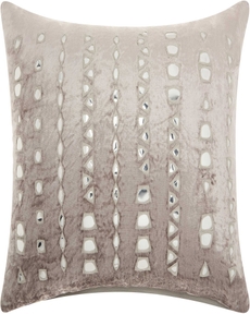 Lifestyle CS012 Silver Grey 14" X 20" Throw Pillow