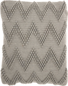 Lifestyle DC173 Light Grey 20" X 20" Throw Pillow