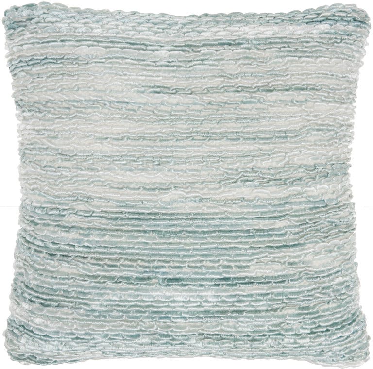20 X 20 Nourison Mina Victory Mina Victory Dc105 Seafoam Decorative Pillow 