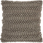 LIFE STYLES DC827 SILVER GREY 20" x 20" THROW PILLOW
