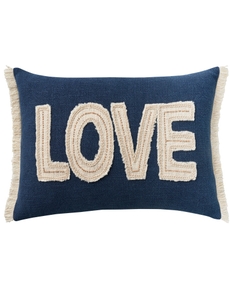 Lifestyle EE182 Navy 14" X 24" Pillow Cover