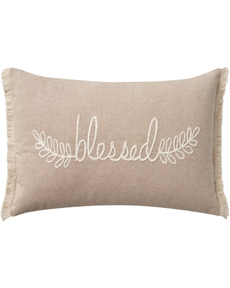 Lifestyle EE259 Natural 12" X 21" Pillow Cover